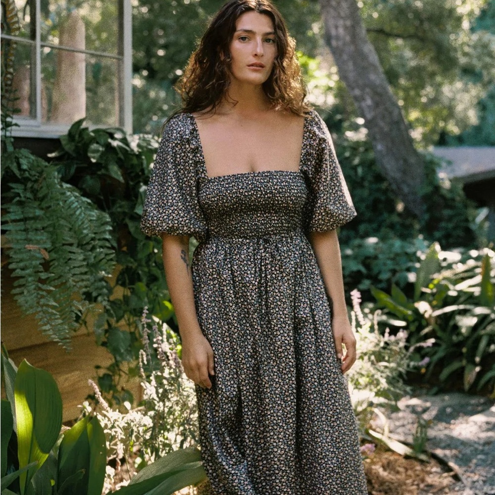 Christy Dawn Katrina Dress in Noir Harvest